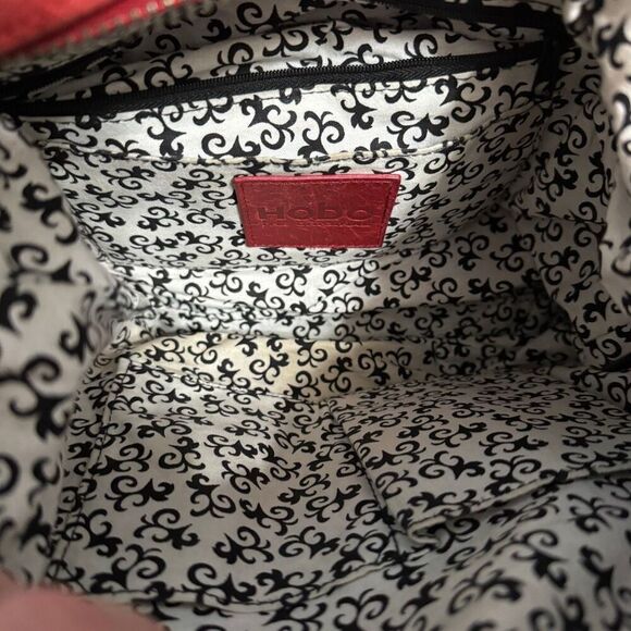 Hobo The Original red leather slouch hobo shoulder bag - Picture 9 of 11